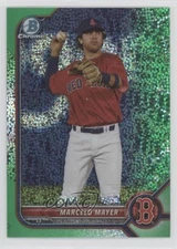 2022 Bowman Draft Chrome Green Sparkle Refractor /99 Marcelo Mayer #BDC-123