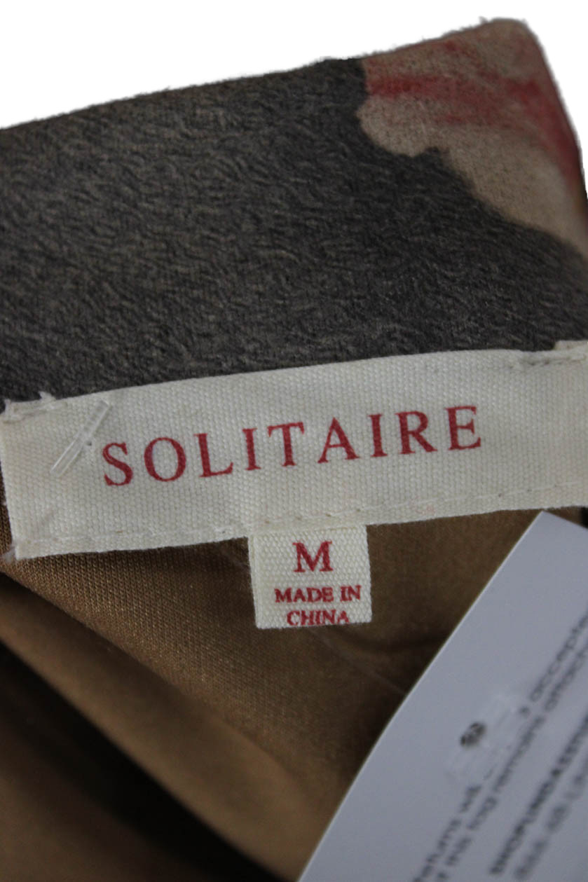 Solitaire Womens Basic Jacket Floral Multicolor P… - image 7