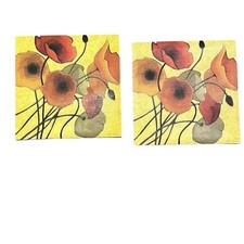 2 Art Prints - 11.5" x 11.5" x 1.5"