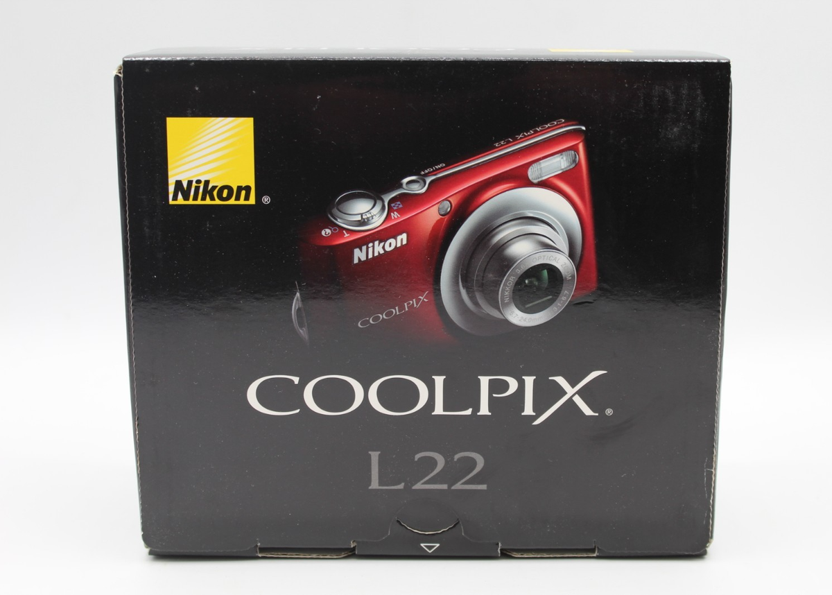 未使用　美品　Nikon COOLPIX L22 デジカメ 中古】Nikon ニコン COOLPIX L22 ゴールド コンパクトデジタル