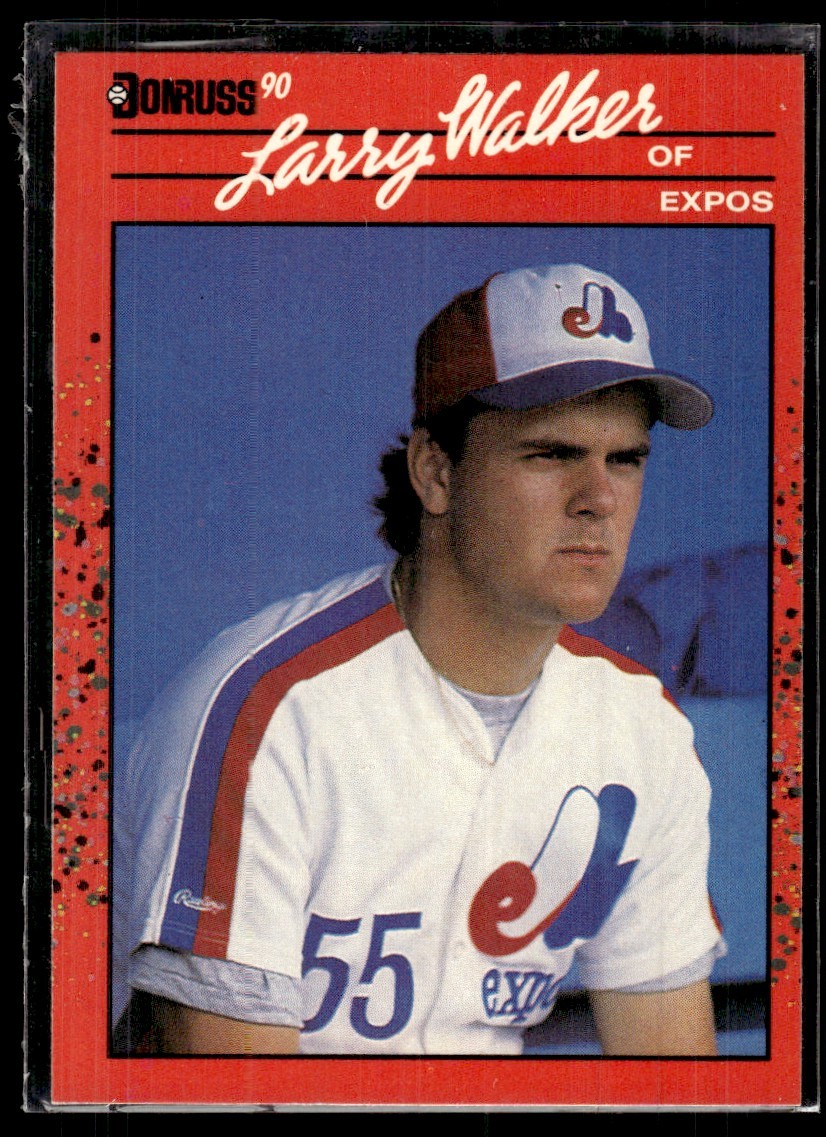 1990 Donruss Larry Walker Rookie Montreal Expos #578