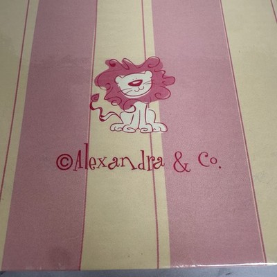 Phi Mu Sorority Photo Album Scrapbook Pink Lion Alexandra & Co ΦΜ