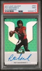 Patrick Mahomes 2017 Leaf Valiant /50 PSA 9 RC  AUTO