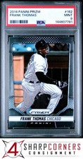 2014 PANINI PRIZM #162 FRANK THOMAS HOF POP 1 PSA 9