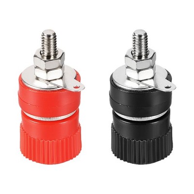 Binding Post Terminal M4 Thread Power Amplifier Speaker Connector Banana Plug