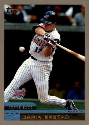 2000 Topps Baseball Card #25 Darin Erstad