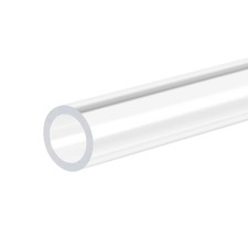 12mm ID x 16mm OD x 305mm Rigid Acrylic Pipe Round Tube Plastic Clear