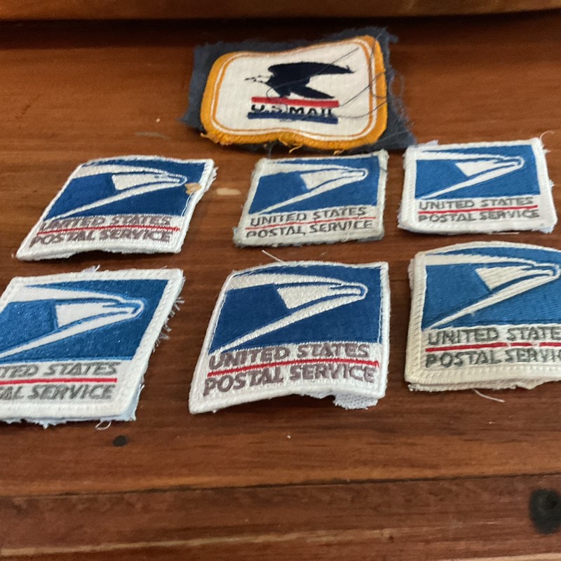 Vintage U.S. Postal Service Eagle Seal Uniform Patch, P-19 Embroidered