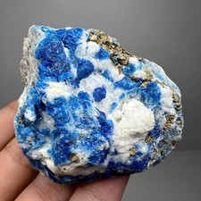 218 Gm Rare Blue Hauyne Crystals Specimen -Badakhshan Afghanistan