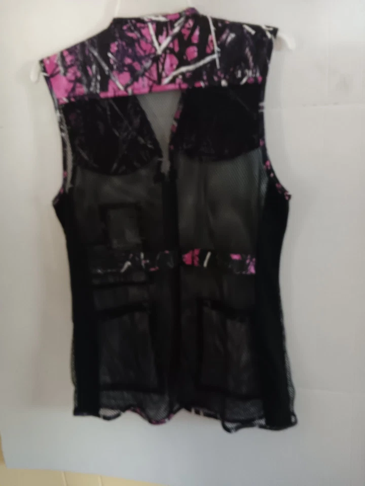 Bob Allen Muddy Girl Mesh Shooting Vest Women's Sz M/L Pink Purple Camouflage - Image 4 of 4