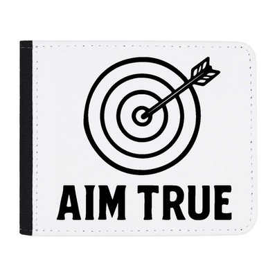 Geldbörse ''Aim True Target With Arrow And Slogan'' (WL00033397)