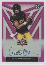 2020 Leaf Valiant Pink 12/15 Albert Okwuegbunam #BA-AO2 Auto 2u3