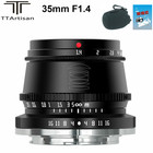 TTArtisan 35mm F1.4 APS-C Large aperture Lens for fujifilm XF X mount E3 Camera