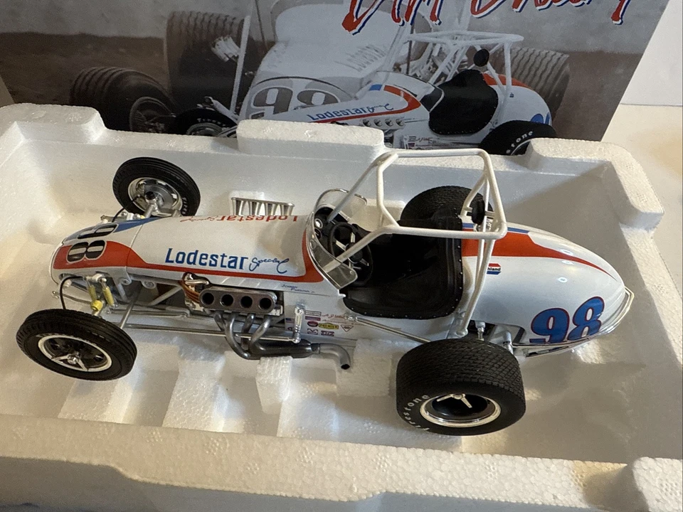 #98 JOHNNY PARSONS USAC 1/18 LODESTAR SPECIAL FORD COSWORTH AGAJANIAN GMP - Image 4 of 4
