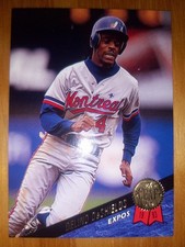 1993 Leaf Delino DeShields Montreal Expos  Baseball Team Vintage Canada Card 268