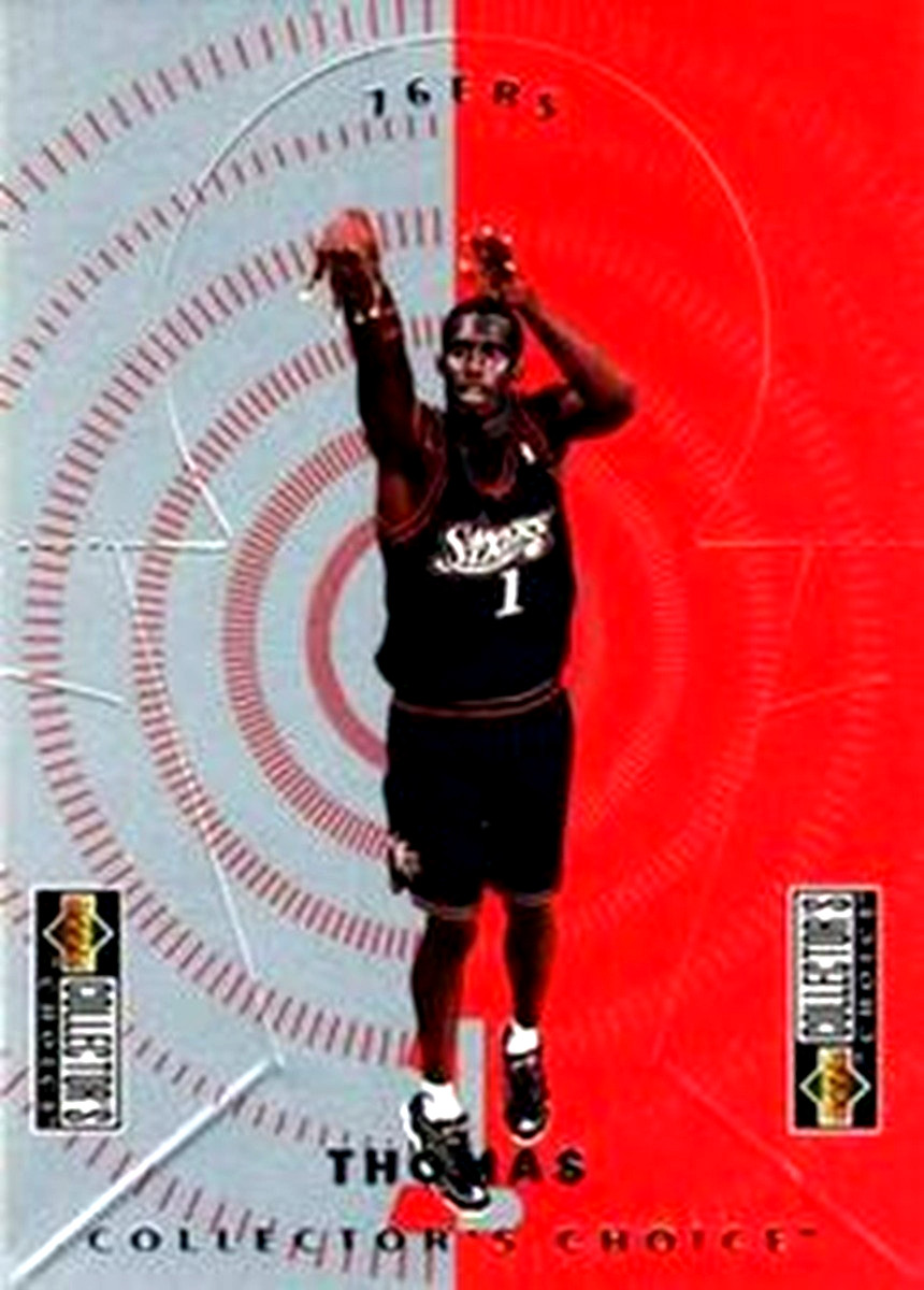 1997-98 Collector's Choice MINIATURES #M20 Tim Thomas RC Philadelphia 76ers