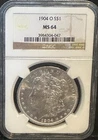 1904-O Morgan Dollar NGC Certified MS64