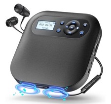 CD Player Portable Bluetooth CD Player with Speakers and FM Transmitting NEW