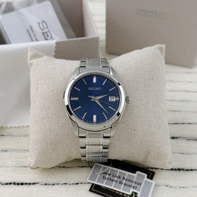 SEIKO Essentials Caliber 6N52 Quartz Watch Blue Dial SUR309 Men's Watch 40.2 mm
