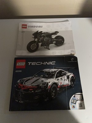 LEGO 42096 , 42155 Technic Porsche 911 RSR,motorcyc Manual Instruction Book ONLY