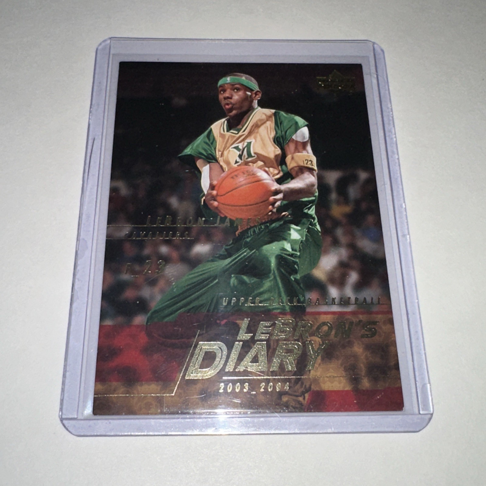 2003 Upper Deck LeBron's Diary Lebron James LJ4 RC Card