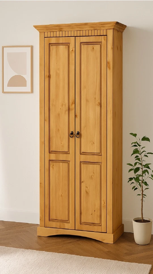 massiver Dielenschrank Kiefer Schrank Kleiderschrank