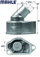 Mahle TI987 Thermostat FüR KüHlmittel Thermostat KüHlmittel