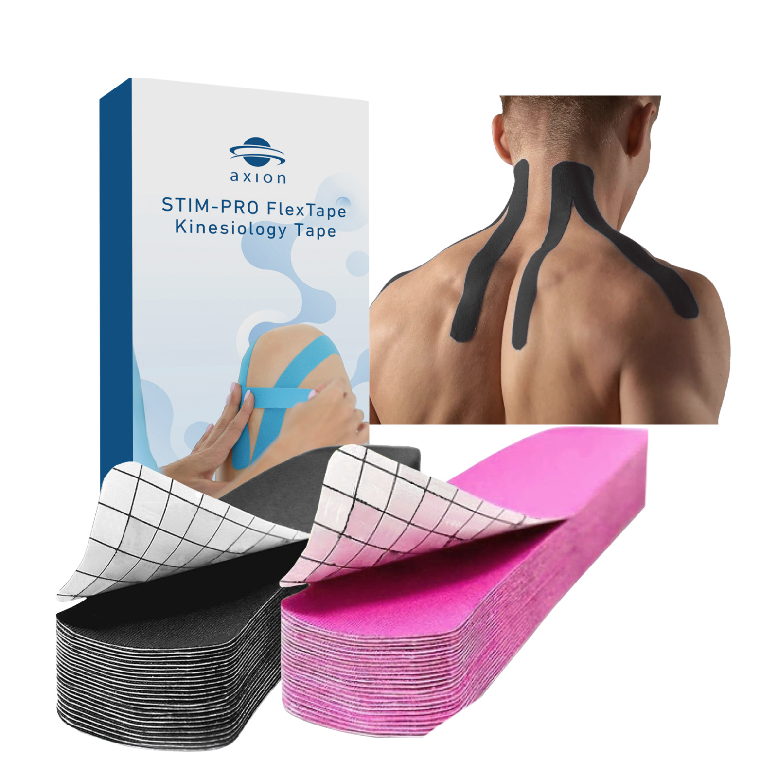 50 Kinesio Tape Precut Sporttape Physio Kinesiologie Tapes 500x5cm Gesicht Knie