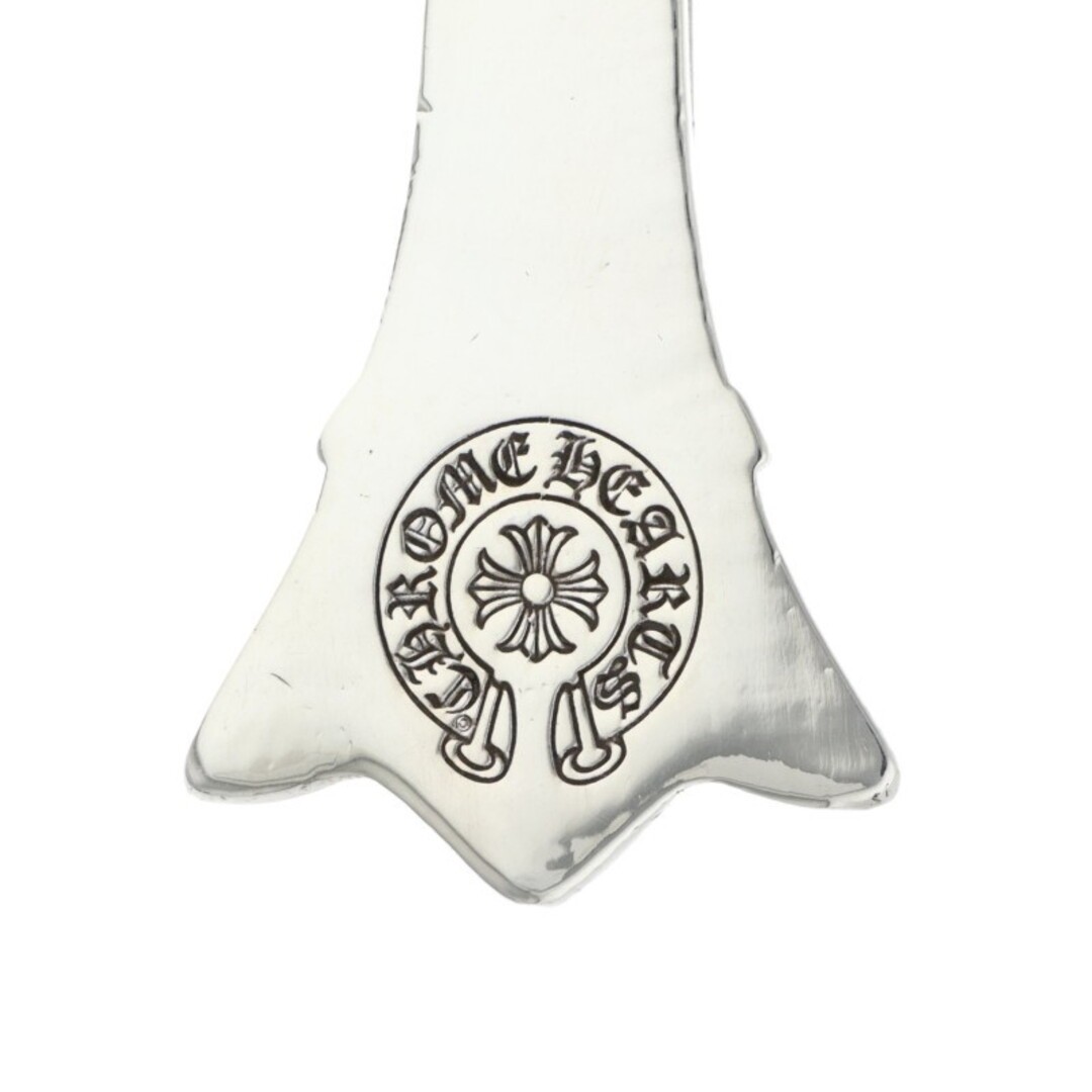 Chrome Hearts DBL CH CRS LRG large Double Cross Silver Necklace Top Men's Used 9 thumbnail 4