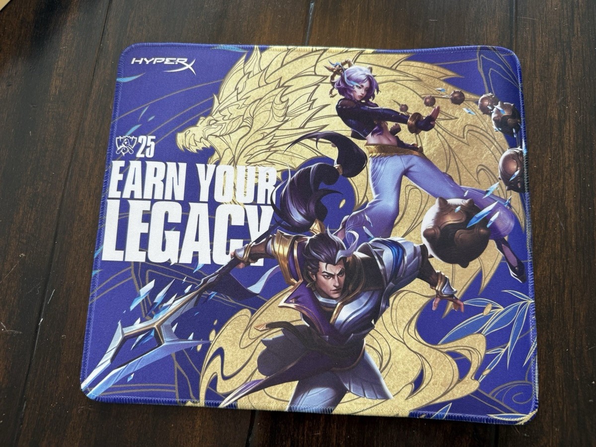HyperX Worlds 2025 Mouse pad Yunara Mouse pad Xin Zhao league of