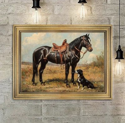 Bundled Unframed Canvas Wall Art - Horses - 18x20  - 4 In Bundle