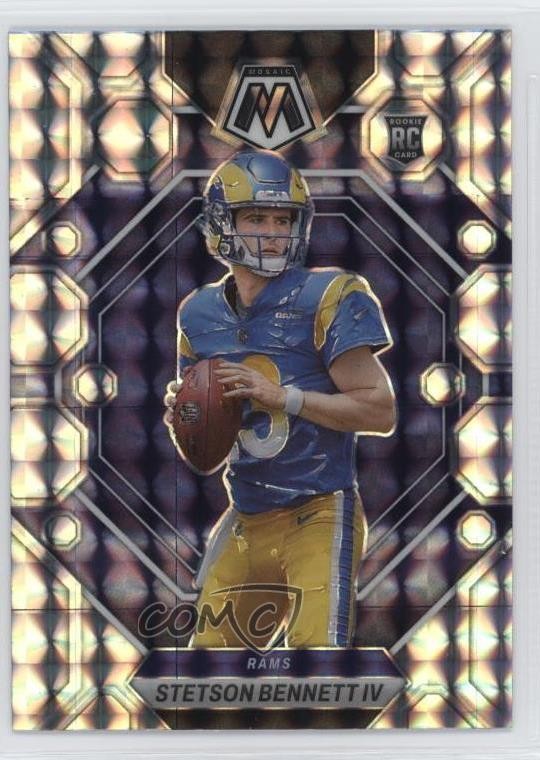 2023 Panini Mosaic Rookies Mosaic Prizm Stetson Bennett IV #362 Rookie RC 0l22