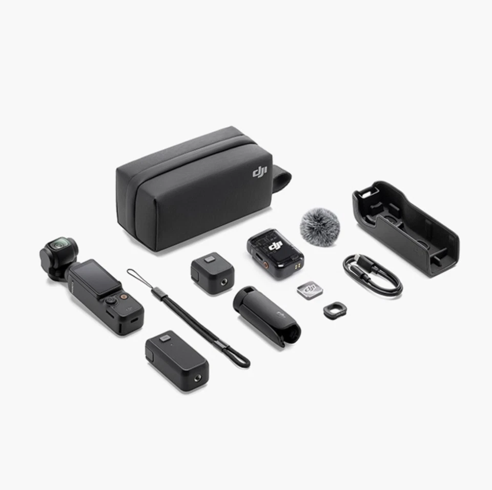 DJI Osmo Pocket 3 Creator Combo 4K Cardán Cámara Kit de Micrófono Inalámbrico - Nuevo Sellado Foto 2 de 4