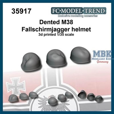 FC MODEL TREND FCMT35917 Dented M38 Fallschirmjäger helmets