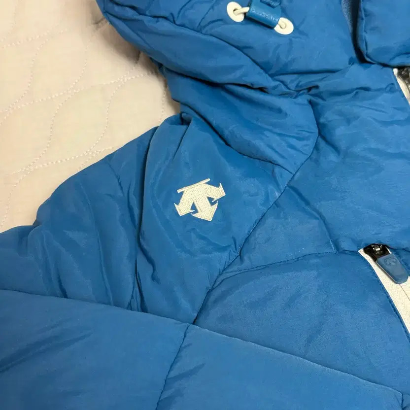 Descente Blue Puffer Padding Jacket Custom Two-Way - image 4
