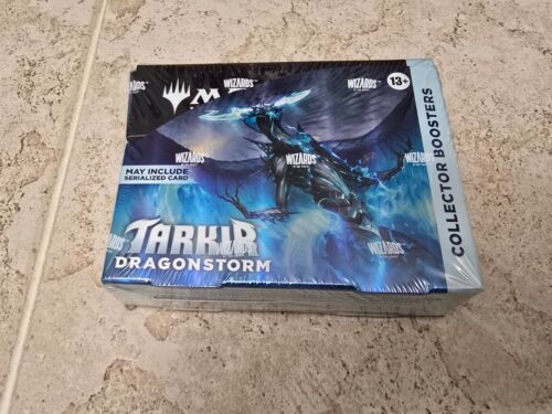 Tarkir Dragonstorm Collector Booster Box - New Sealed - Free Shipping - MTG