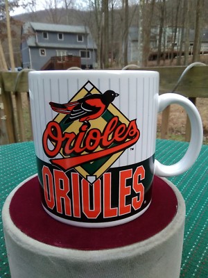 Baltimore Orioles 16 0z Coffee Mug RUSS BERRIE & CO INC 4 3/8"H x 4"Diam  Rim NIB | eBay