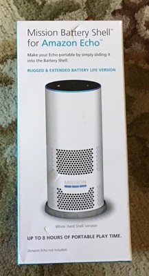 mission battery shell for amazon echo