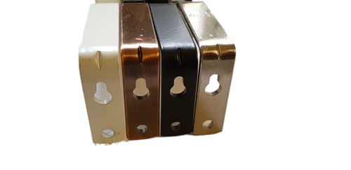 Curtain Pole Bracket Double Rod Wall Bracket Holder Heavy Duty Metal (2 pieces)  - Picture 2 of 18