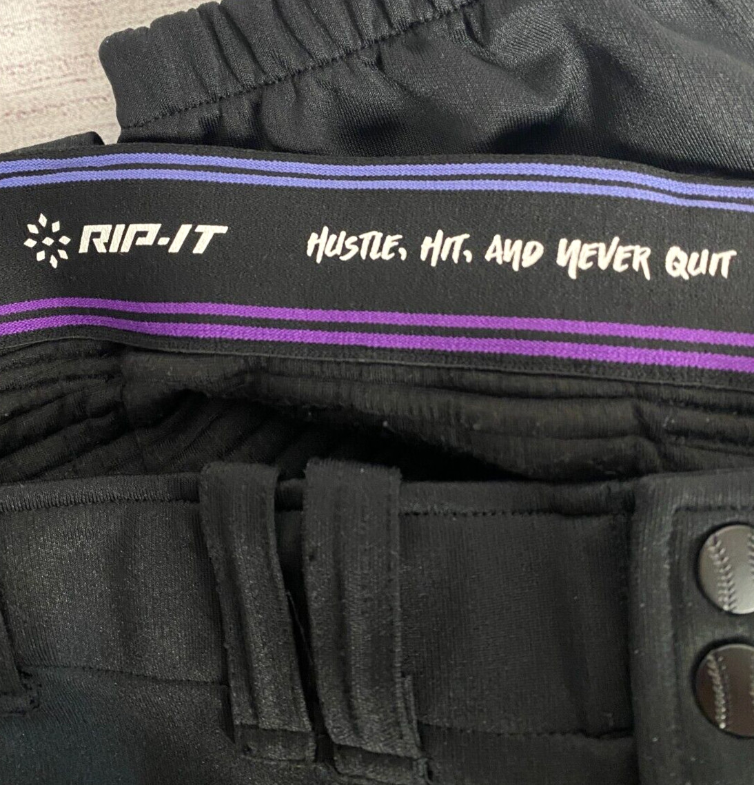 Rip-It Women's Size Medium Black Softball Pants