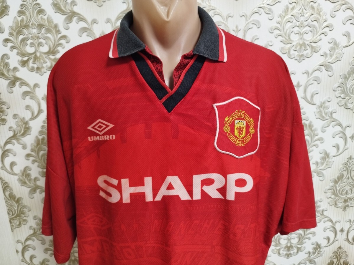 Manchester United football jersey home vintage shirt 1994/96 Umbro