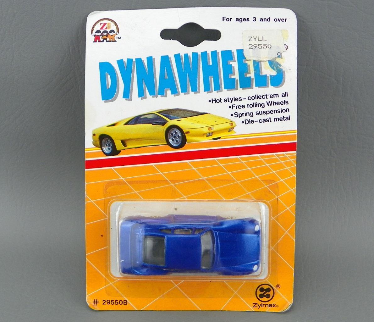Vintage 1993 Zylmex Dyna-Wheels K136 Diecast 1/64 Scale Blue