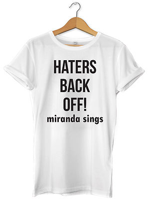 HASSER ZURÜCK! Lustiges Hipster T-Shirt Miranda singt Blogger Damen Unisex