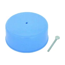 Plastic Carburetor Cover Blue Fits 4-Barrel Carb w/5 1/8" Neck