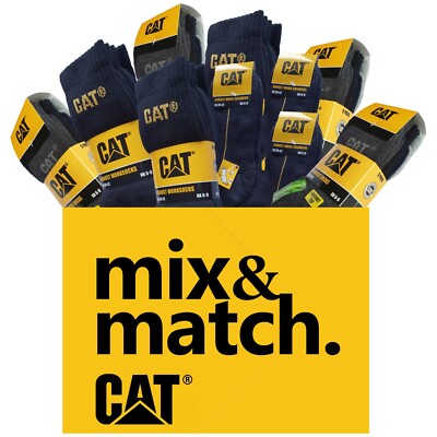 CAT Caterpillar Socken MEGA ''Mix&Match''-Auswahl, alle Größen, mehr als 25 Sorten