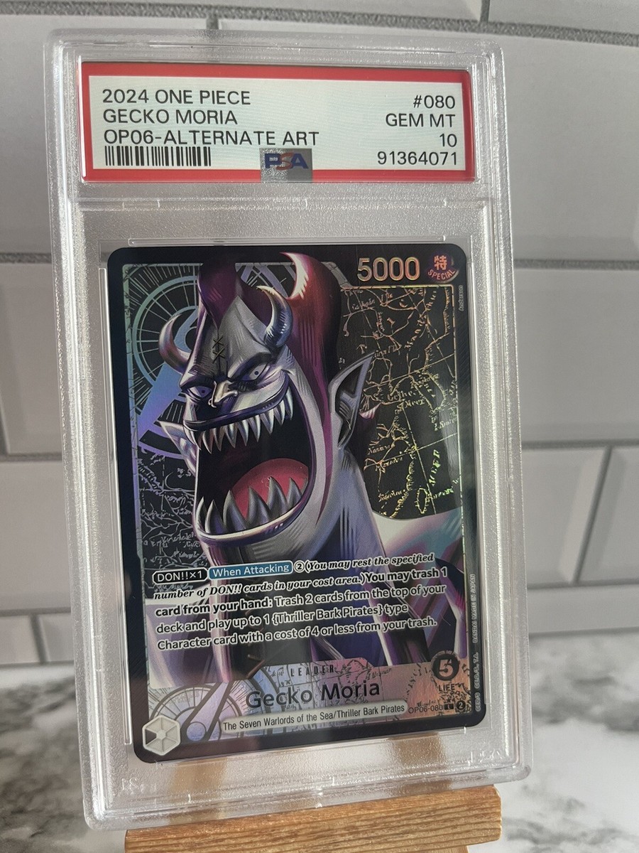 Gecko Moria Alt Art Leader OP06-080 One Piece TCG Wings Of The