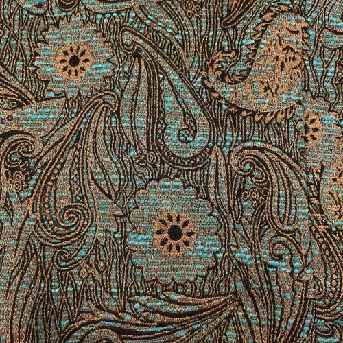 Peck & Peck Vintage Metallic Floral Paisley Tapestry Blazer Boho Western Cowgirl - Picture 9 of 11