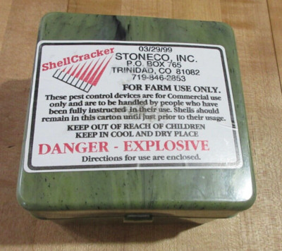 Stoneco Inc Empty Shotshell Box Shell Cracker Farm Use 12 ga