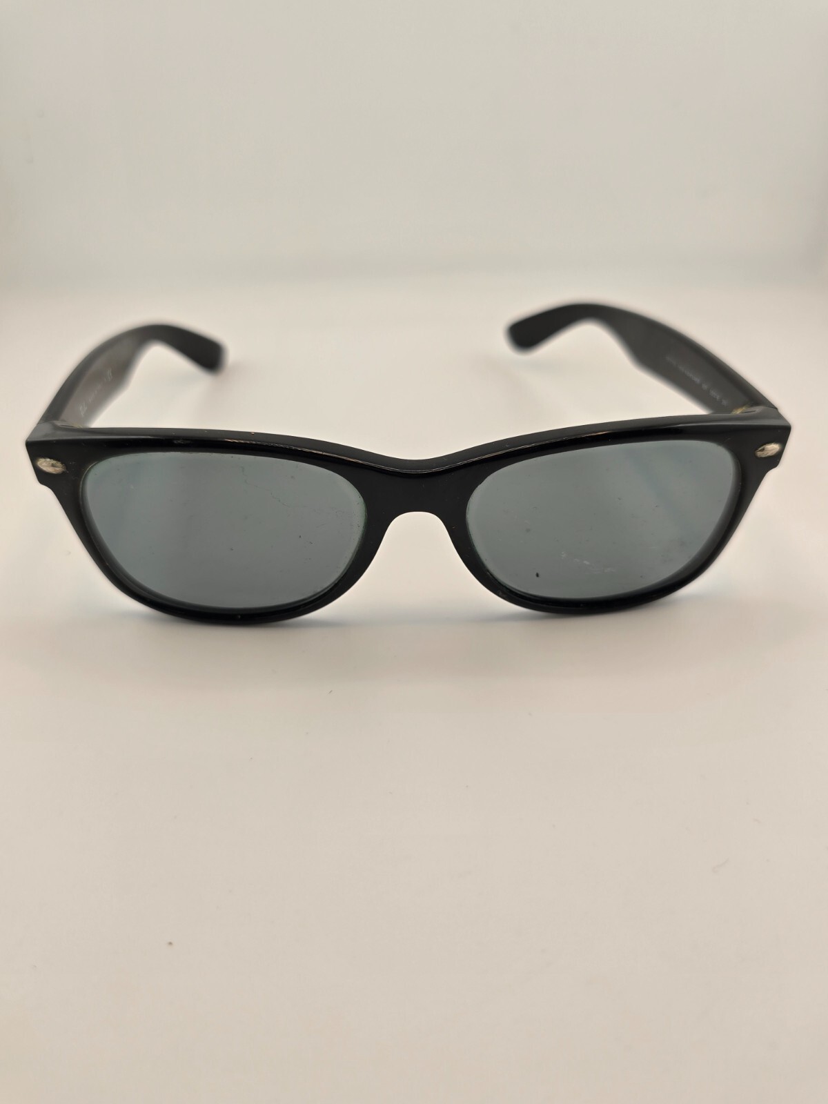 Ray-Ban New Wayfarer RB2132 901 Square Polished Black Sunglasses FRAMES ONLY