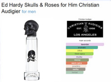 Ed Hardy Skulls  Roses by Christian Audigier Men's Cologne Spray  1.0 fl oz